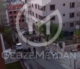Gebze Barış mahallesinde sil•hlı kavga çıktı!